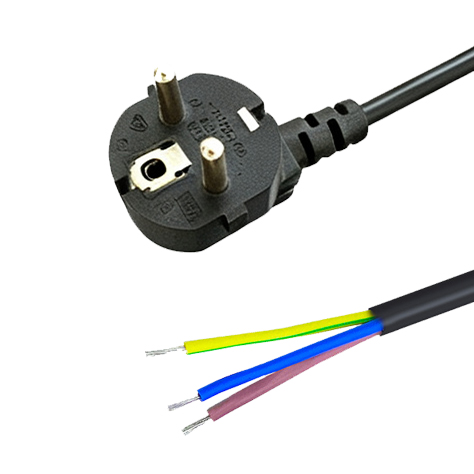 Schuko plug power cord 