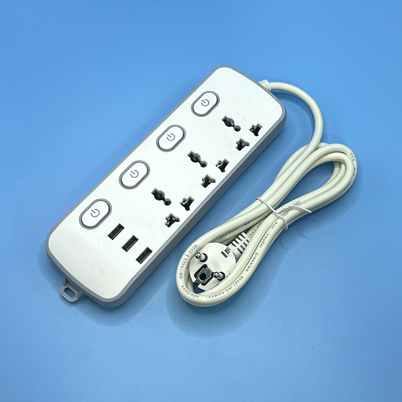 AJ-237C   Universal Power Strip with USB Ports