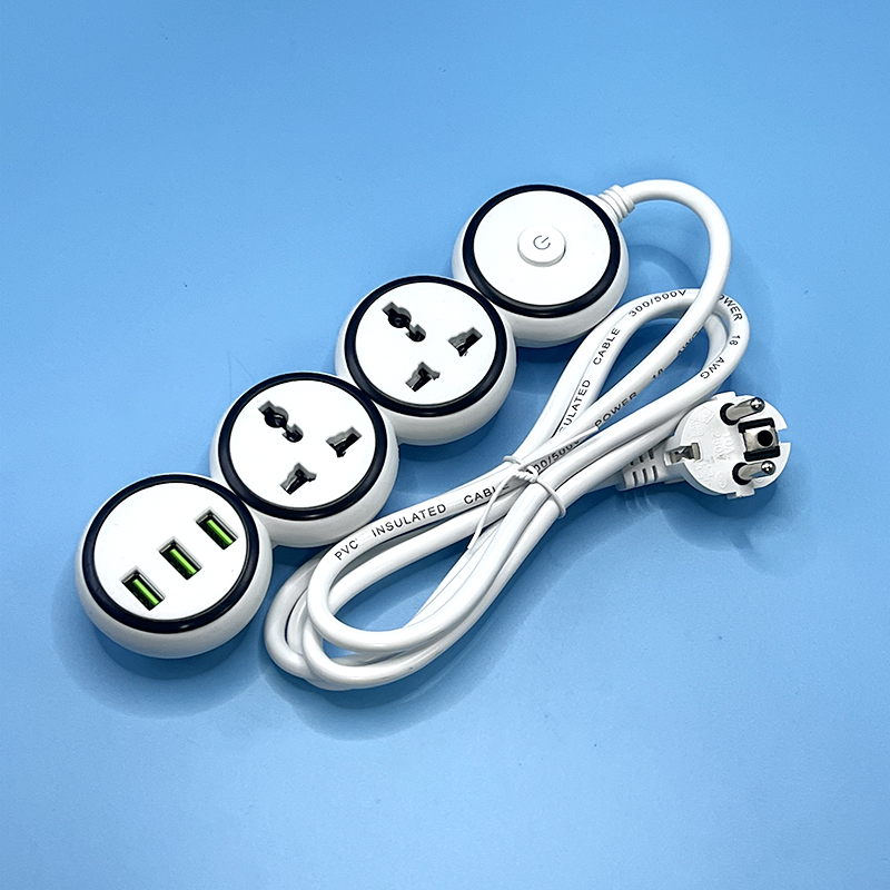 AJ-603H  Universal Power Strip with USB Ports