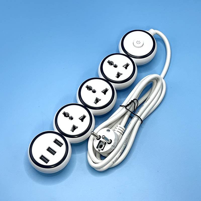 AJ-604H  Universal Power Strip with USB Ports