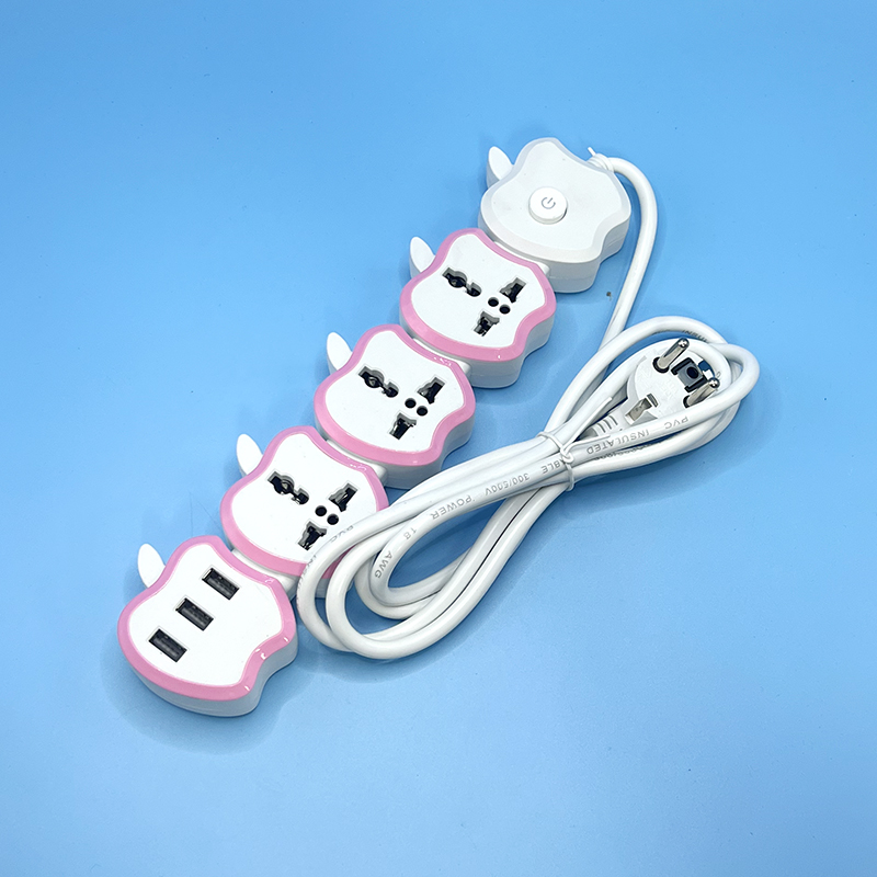 AJ-604P  Universal Power Strip with USB Ports