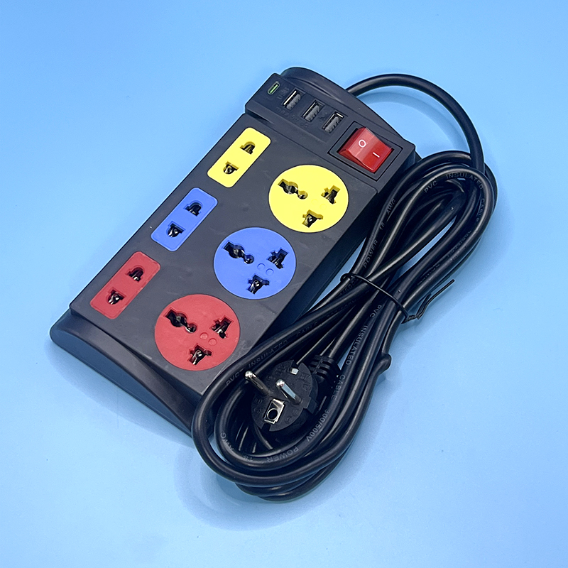 AJ-2503  Universal Power Strip with USB Ports