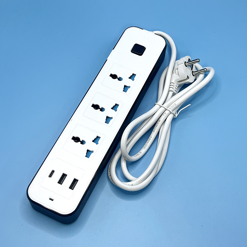 AJ-A403C  Universal Power Strip with USB Ports