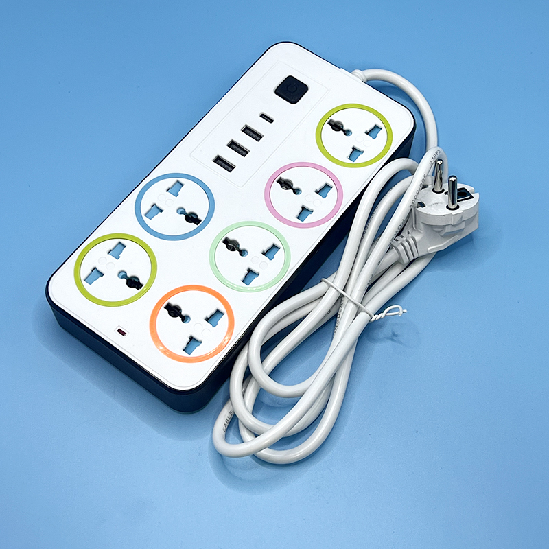 AJ-B634C  Universal Power Strip with USB Ports
