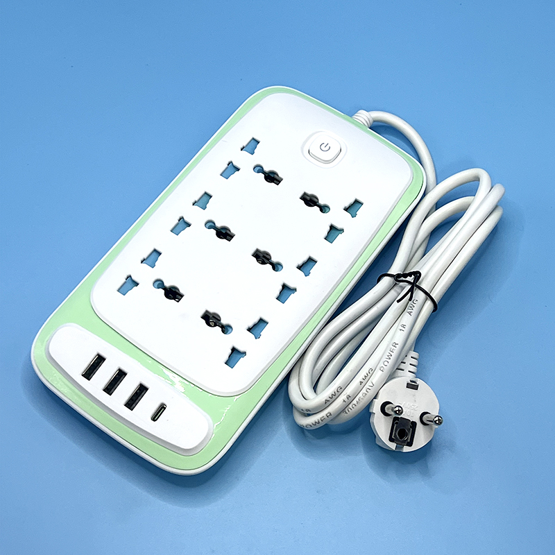 AJ-B2064  Universal Power Strip with USB Ports
